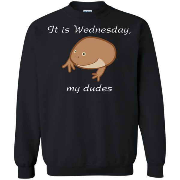 it is wednesday my dudes sweatshirt - black