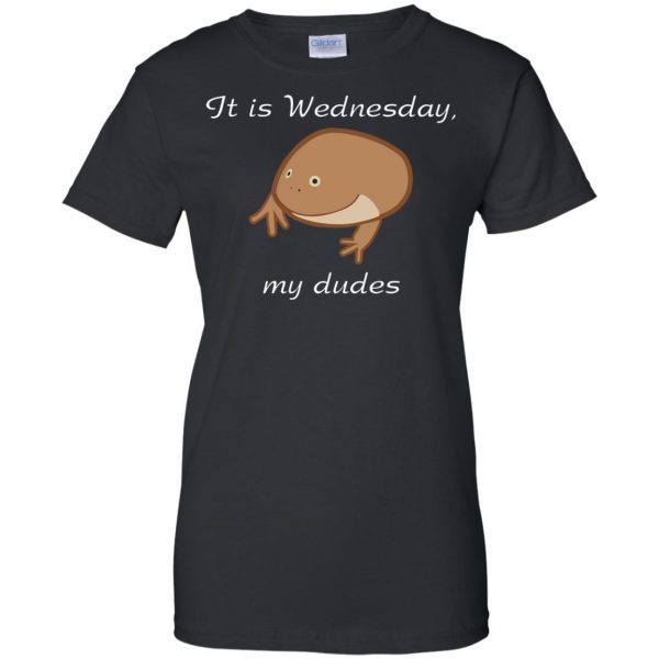 it is wednesday my dudes womens t shirt - lady t shirt - black