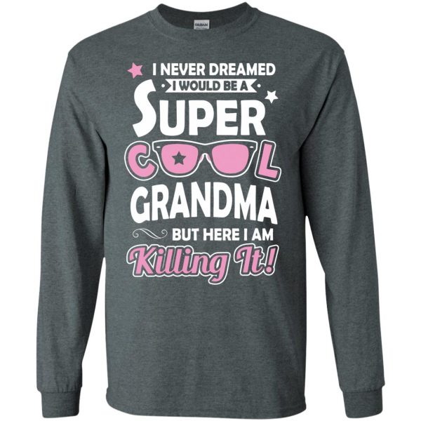 great grandma long sleeve - dark heather