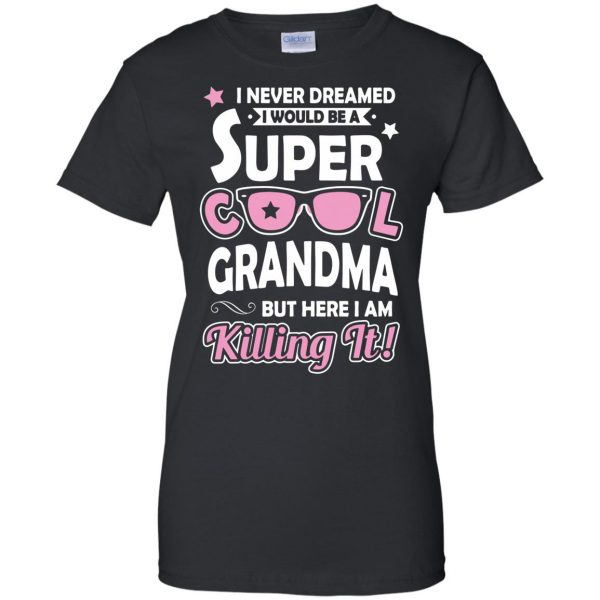 great grandma womens t shirt - lady t shirt - black