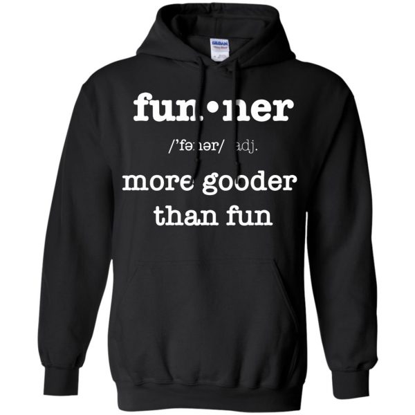 funner hoodie - black