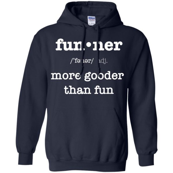 funner hoodie - navy blue