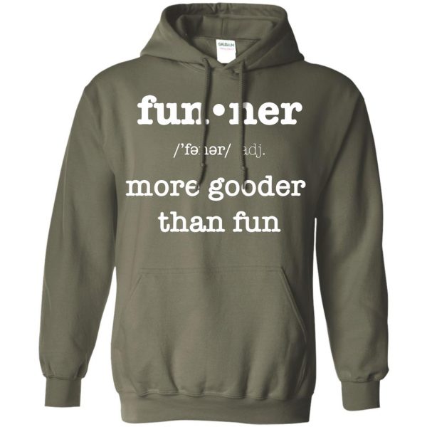 funner hoodie - military green