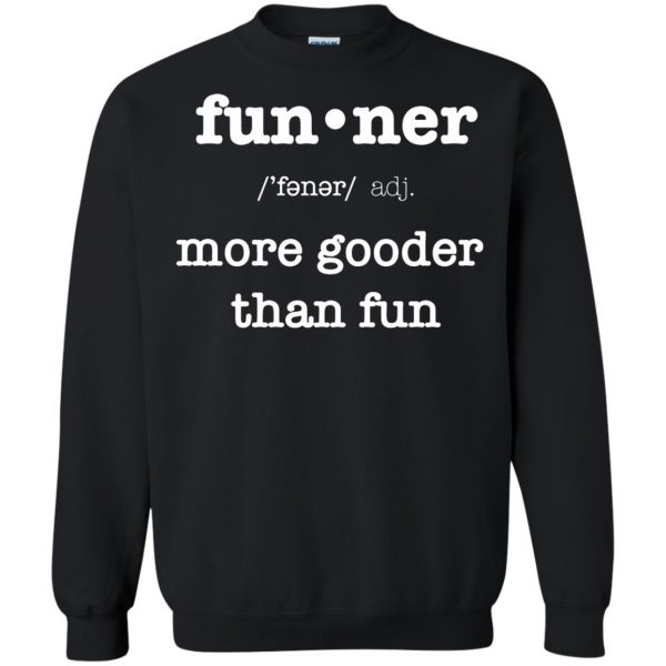 funner sweatshirt - black