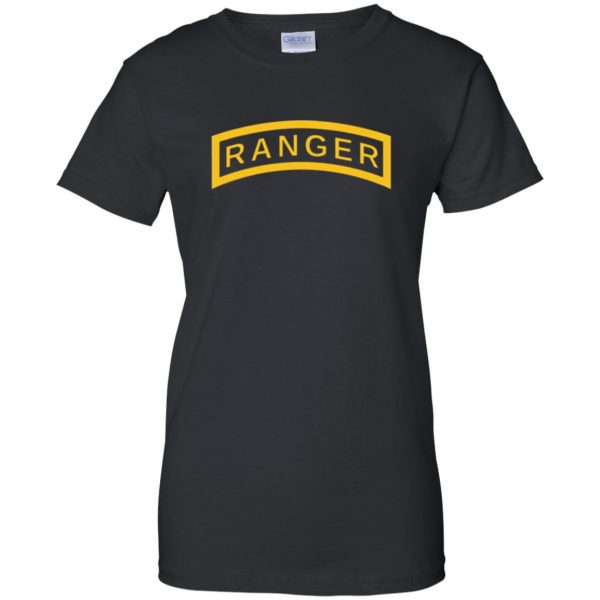 army ranger womens t shirt - lady t shirt - black