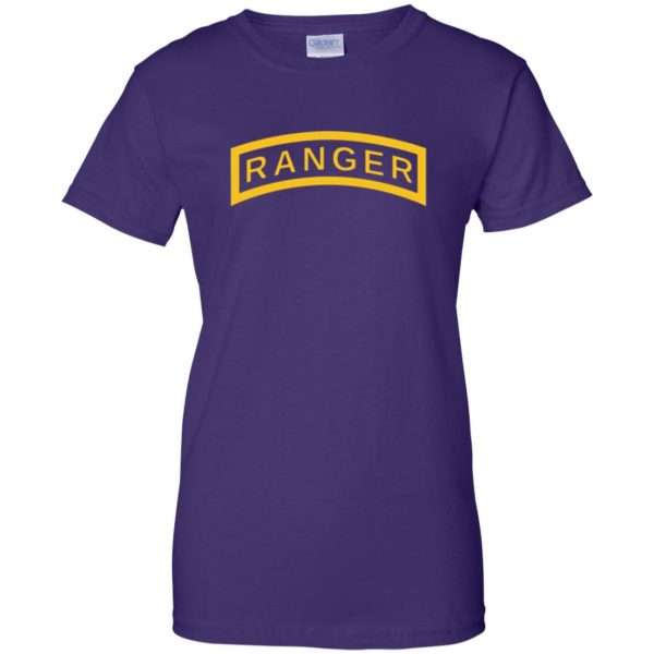 army ranger womens t shirt - lady t shirt - purple