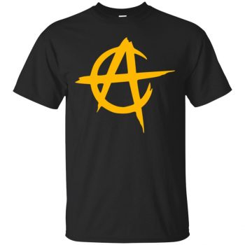 anarcho capitalism shirt - black