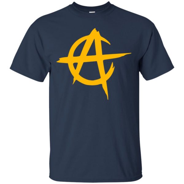 anarcho capitalism t shirt - navy blue