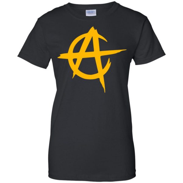 anarcho capitalism womens t shirt - lady t shirt - black