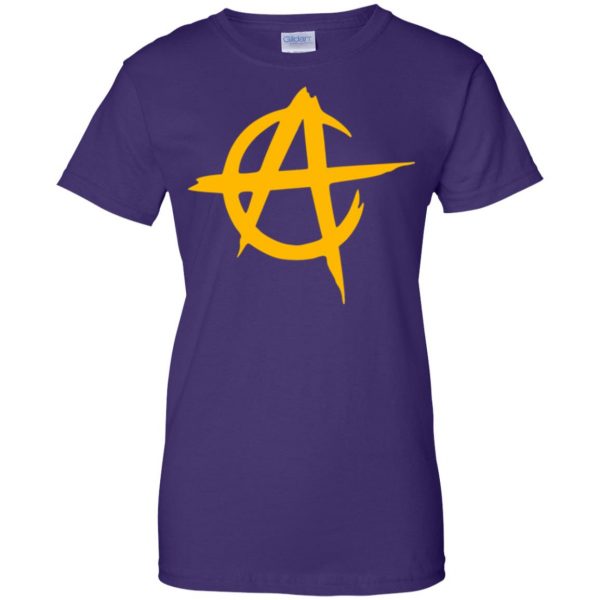 anarcho capitalism womens t shirt - lady t shirt - purple