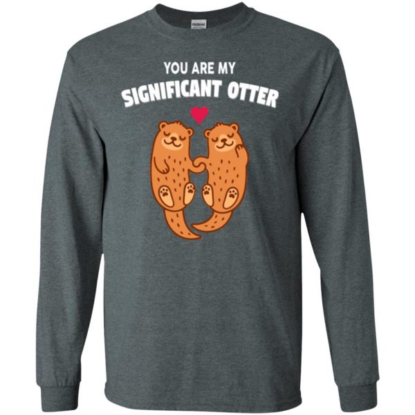 significant otter long sleeve - dark heather