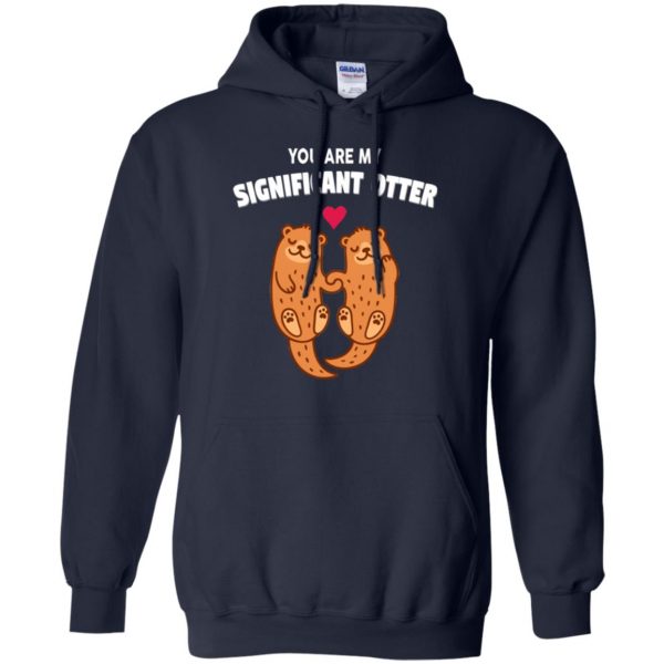 significant otter hoodie - navy blue