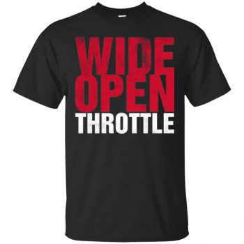 wide open throttle shirts - black