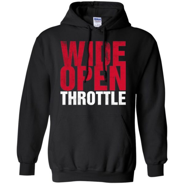 wide open throttle hoodie - black