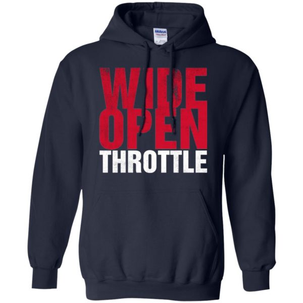 wide open throttle hoodie - navy blue