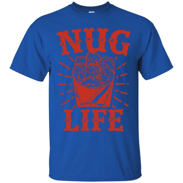 nuglife t shirt - royal blue