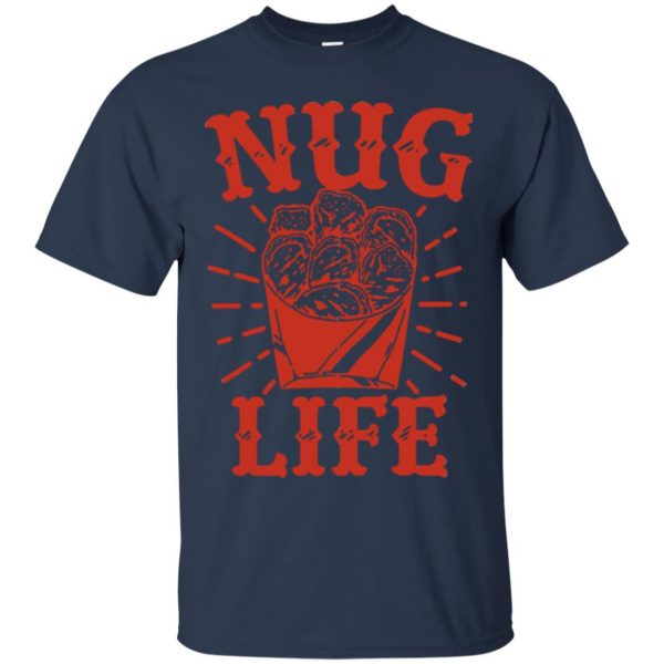 nuglife t shirt - navy blue