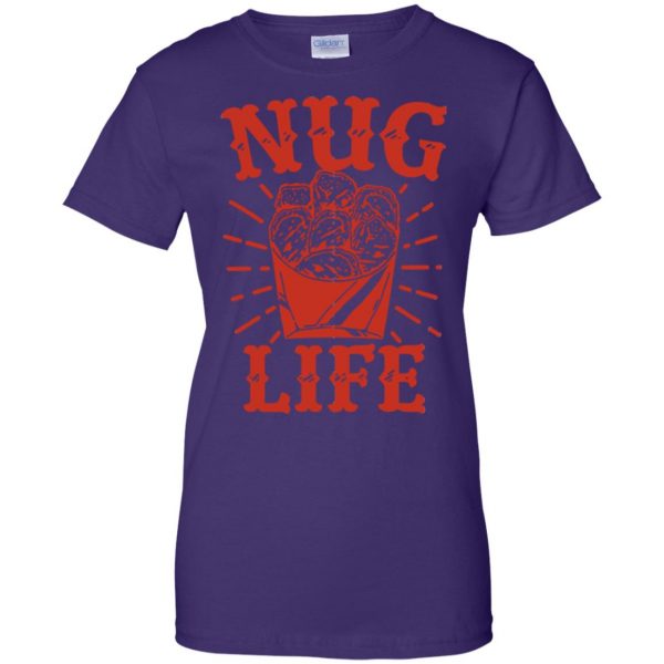 nuglife womens t shirt - lady t shirt - purple