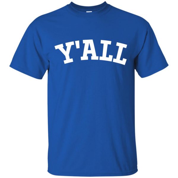 yall t shirt - royal blue