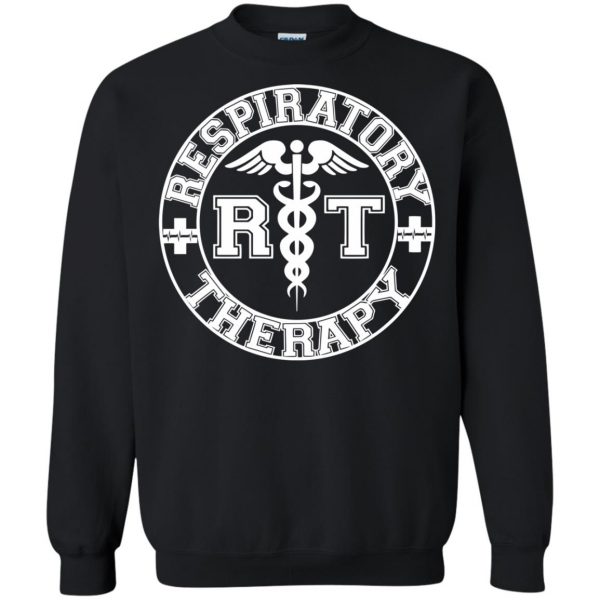 respiratory therapist sweatshirt - black