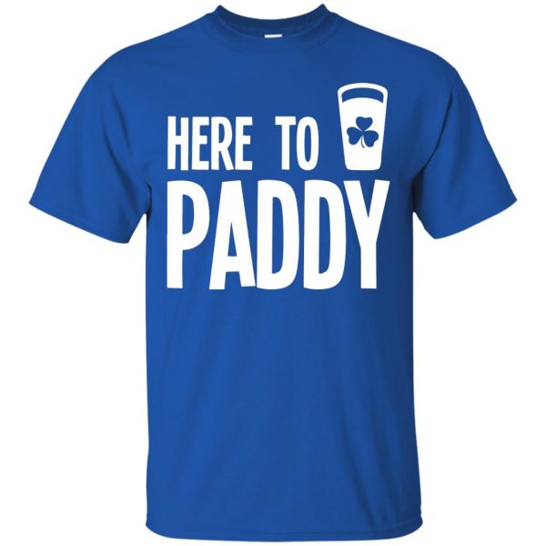here to paddy t shirt - royal blue