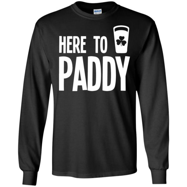 here to paddy long sleeve - black