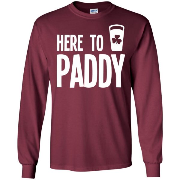 here to paddy long sleeve - maroon