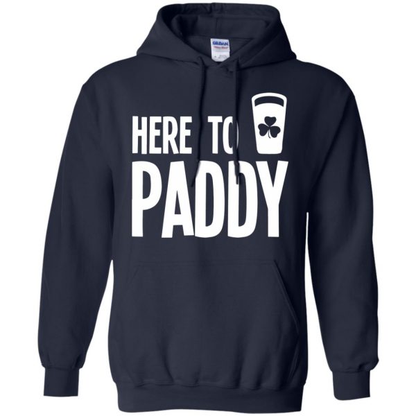 here to paddy hoodie - navy blue