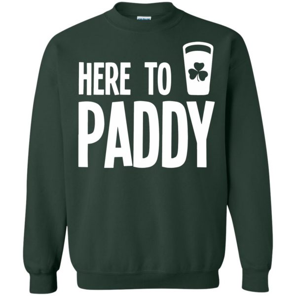 here to paddy sweatshirt - forest green
