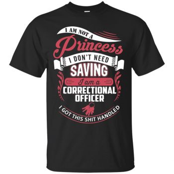 correctional officer wife shirt - black