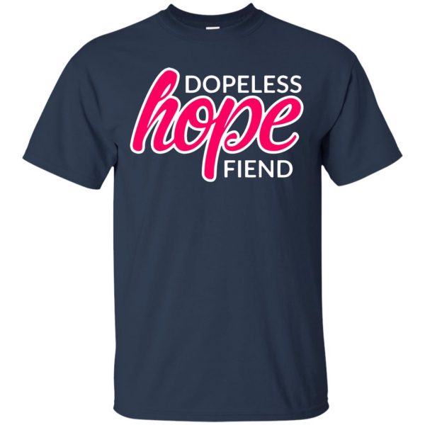 dopeless hope fiend t shirt - navy blue