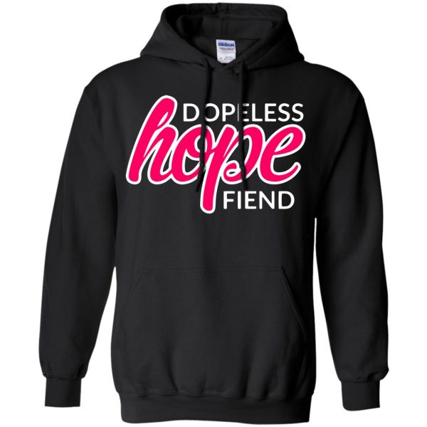 dopeless hope fiend hoodie - black