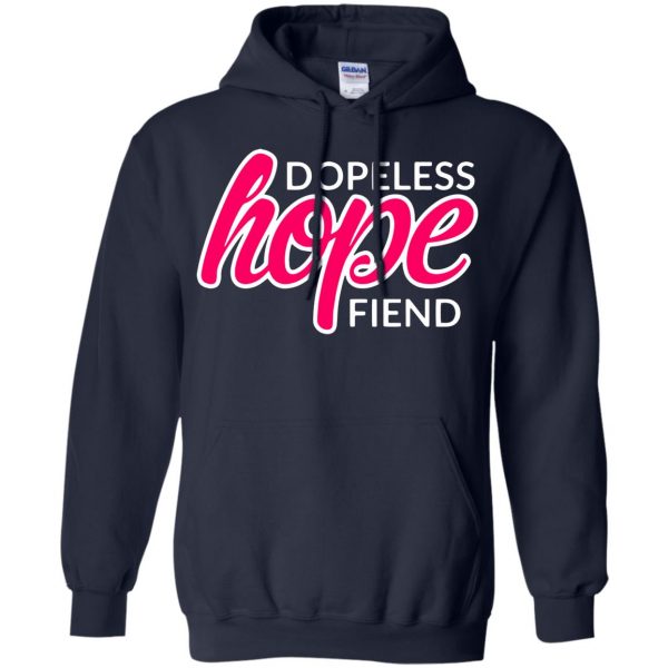 dopeless hope fiend hoodie - navy blue