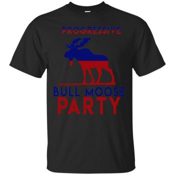bull moose party shirt - black