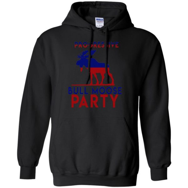 bull moose party hoodie - black