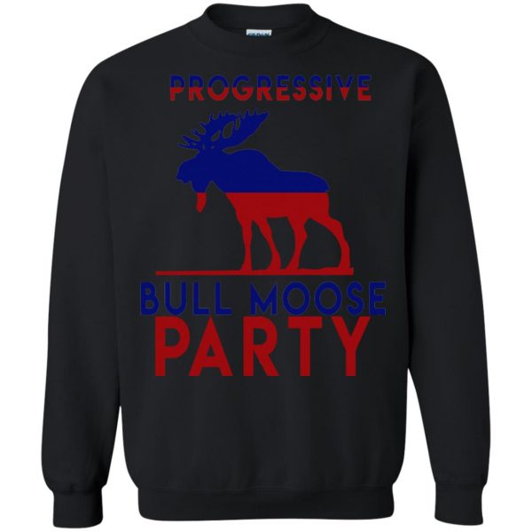 bull moose party sweatshirt - black