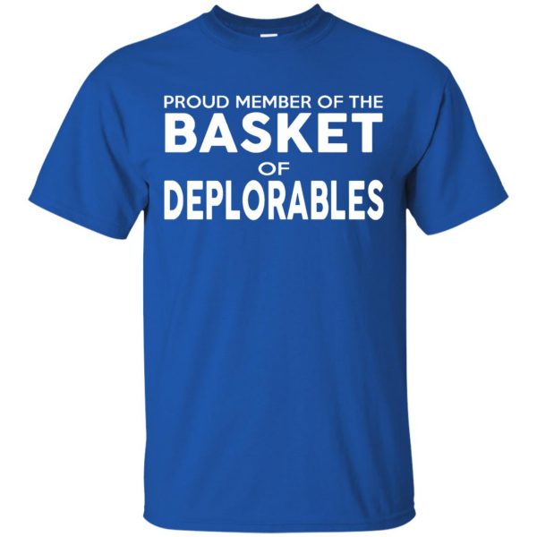 basket of deplorables t shirt - royal blue