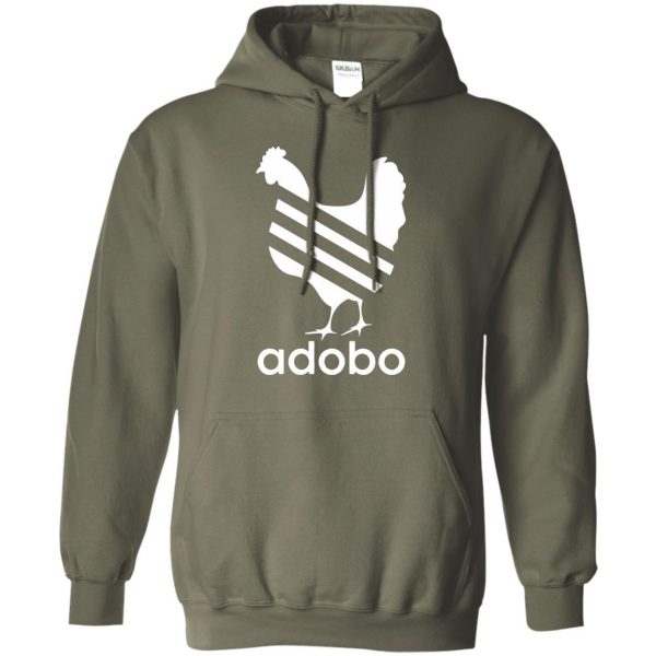 adobo hoodie - military green