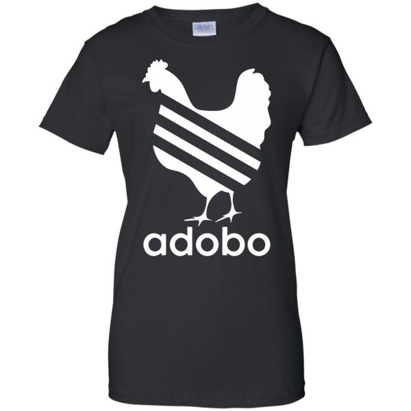 adobo womens t shirt - lady t shirt - black