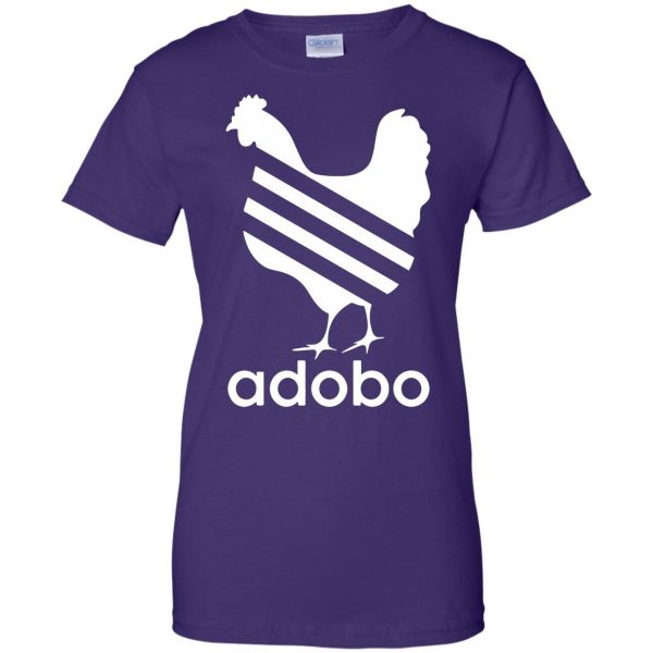 adobo womens t shirt - lady t shirt - purple
