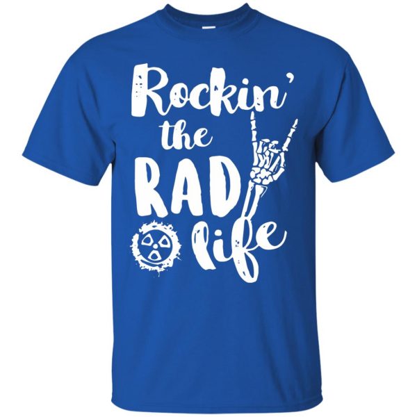 rad techs t shirt - royal blue