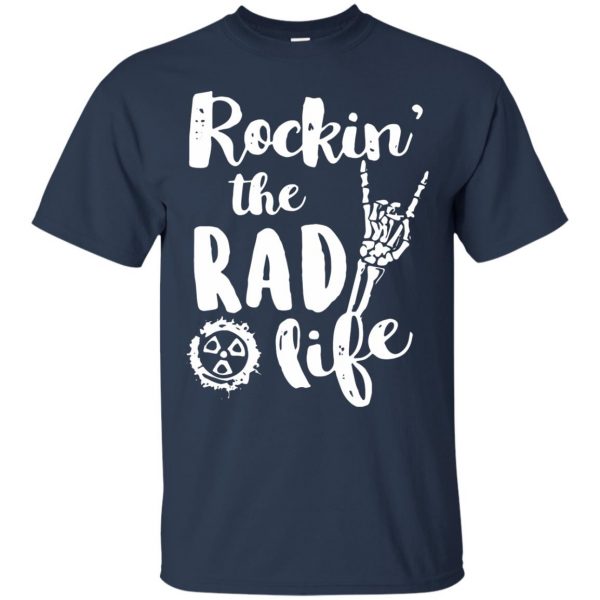 rad techs t shirt - navy blue
