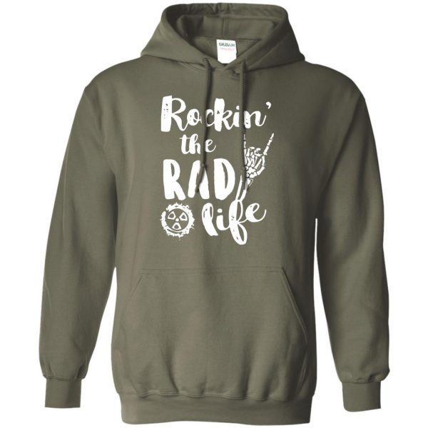 rad techs hoodie - military green