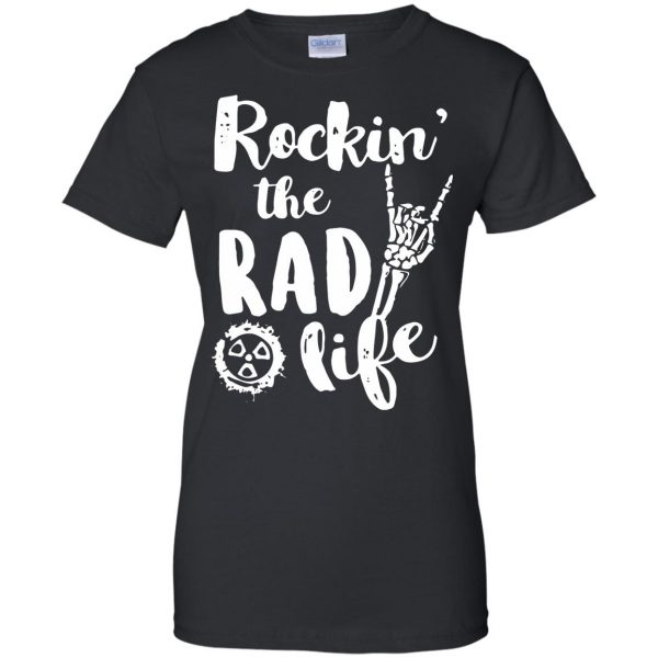 rad techs womens t shirt - lady t shirt - black