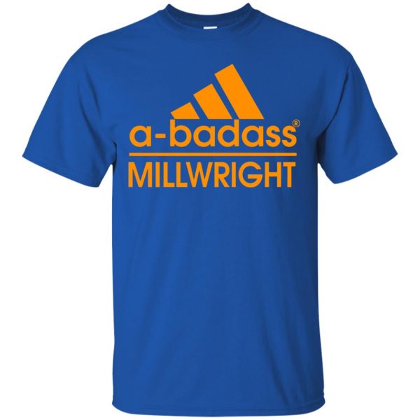 millwright t shirt - royal blue