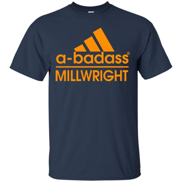 millwright t shirt - navy blue