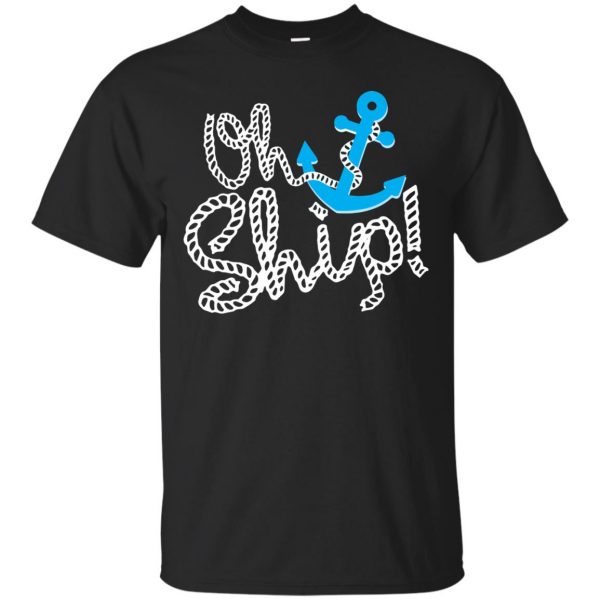 oh ship shirt - black