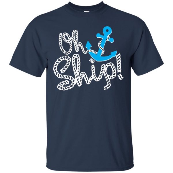 oh ship t shirt - navy blue