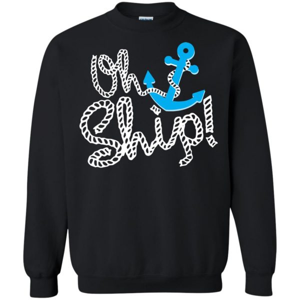 oh ship sweatshirt - black