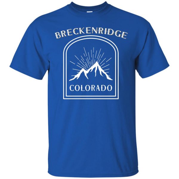 breckenridge t shirt - royal blue